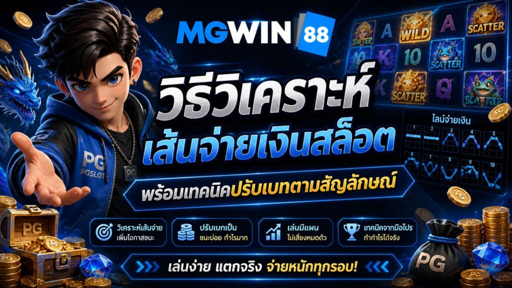 วิธีวิเคราะห์เส้นจ่ายเงินสล็อต พร้อมเทคนิคปรับเบทตามสัญลักษณ์